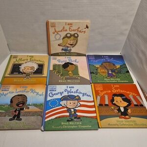 LOT OF 7 ORDINARY PEOPLE CHANGE THE WORLD CHILDREN'S HC BOOKS BY BRAD MELTZER